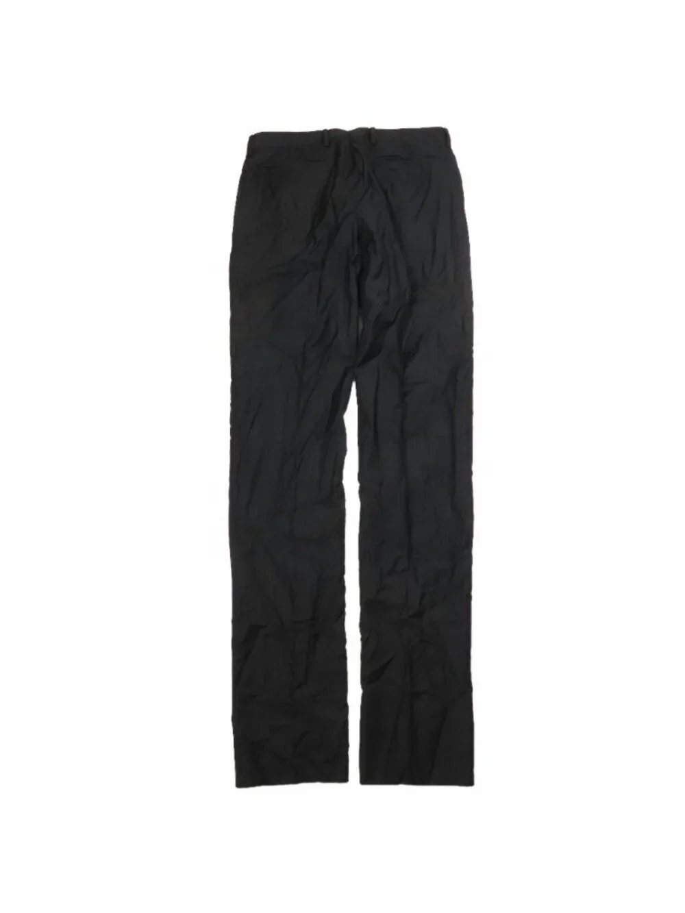 Dior Trousers Tapered Pants Single Pleated Wool 44c Black